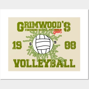 Grimwood's Volleyball- Elsa Frankenteen Posters and Art